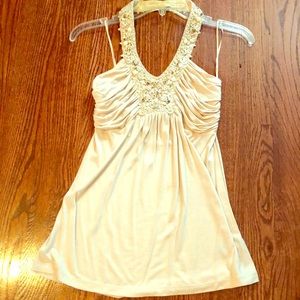 Sequins halter top